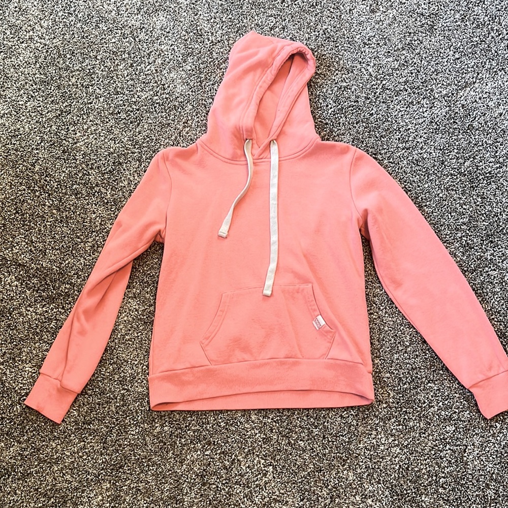 Bright pink hoodie